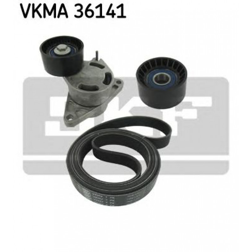 VKMA 36141 SKF Комплект доріжкового ремня (ролик, ремінь)